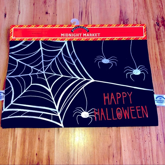 Kohl's Other - 4 Mats Super Cool Halloween Placemats
